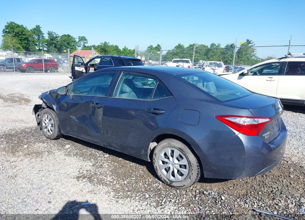 2015 TOYOTA COROLLA L VIN: 2T1BURHEXFC407937