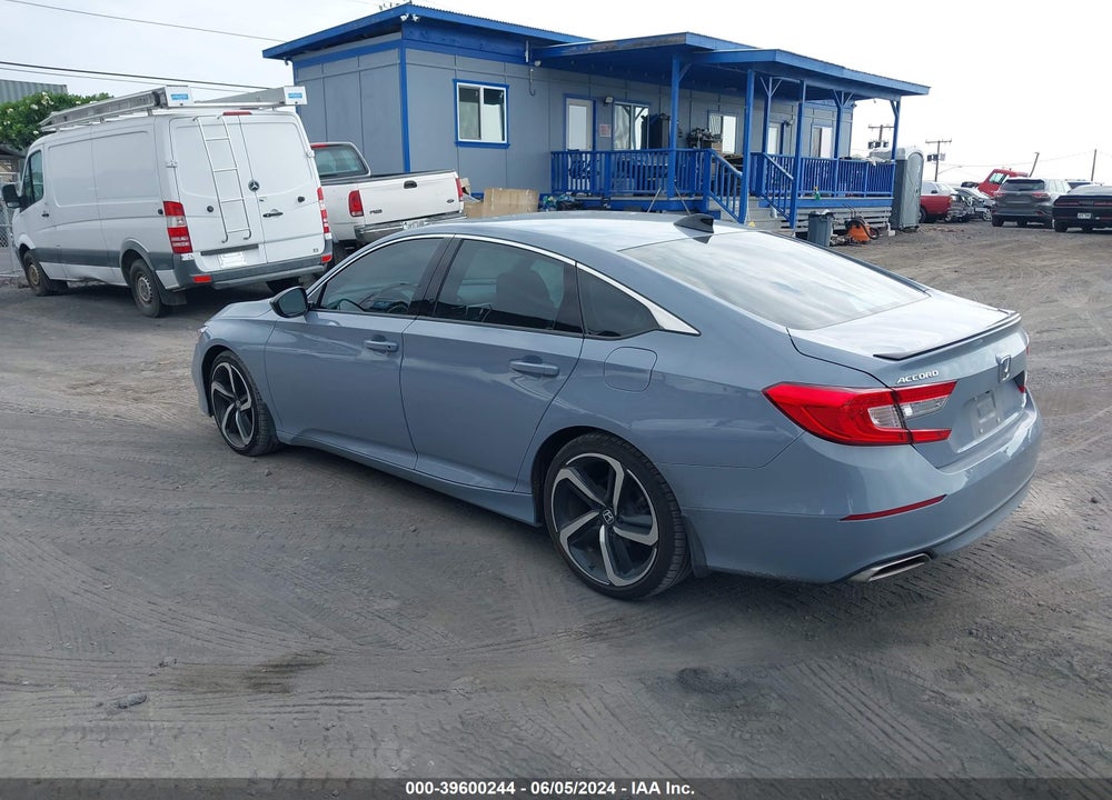 2022 HONDA ACCORD SPORT 2.0T VIN: 1HGCV2F34NA007743