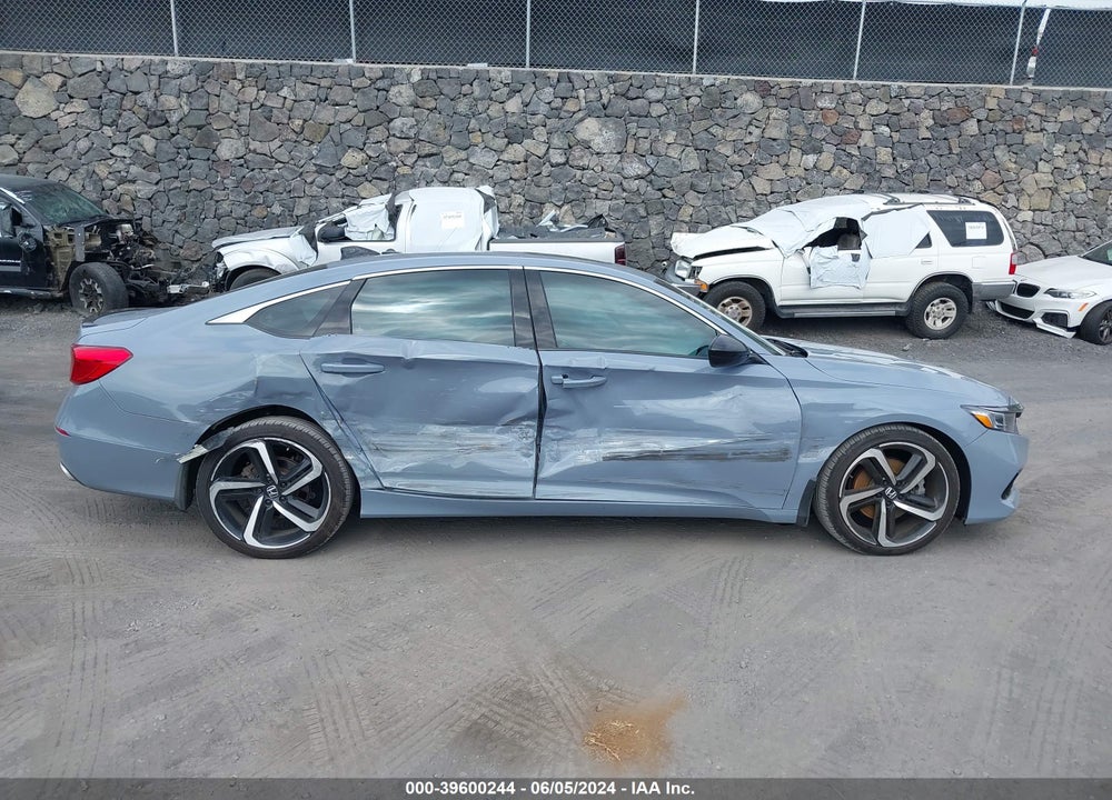 2022 HONDA ACCORD SPORT 2.0T VIN: 1HGCV2F34NA007743