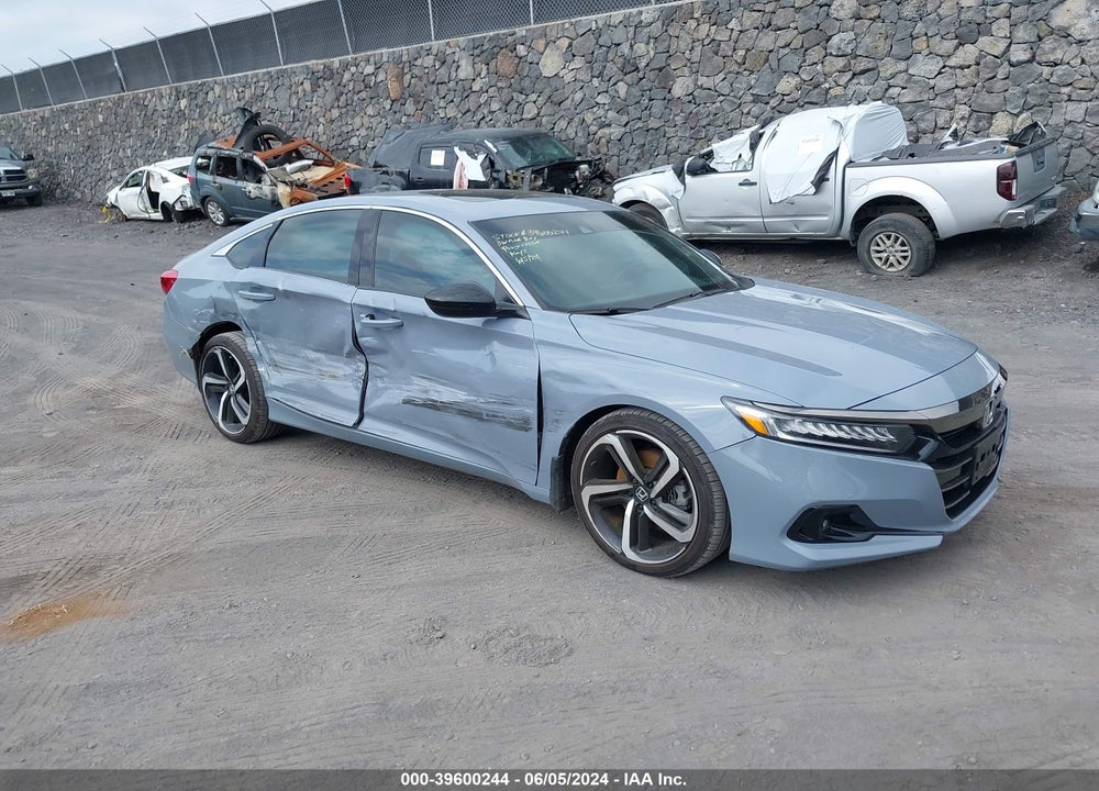 2022 HONDA ACCORD SPORT 2.0T VIN: 1HGCV2F34NA007743