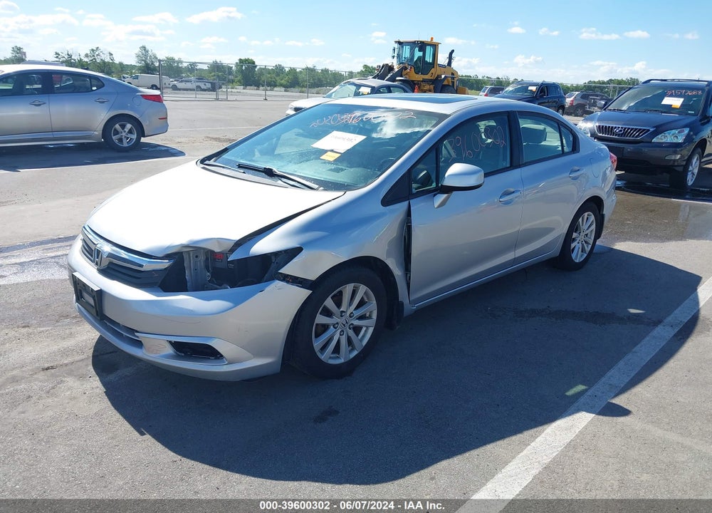 2012 HONDA CIVIC EX VIN: 19XFB2F80CE036019