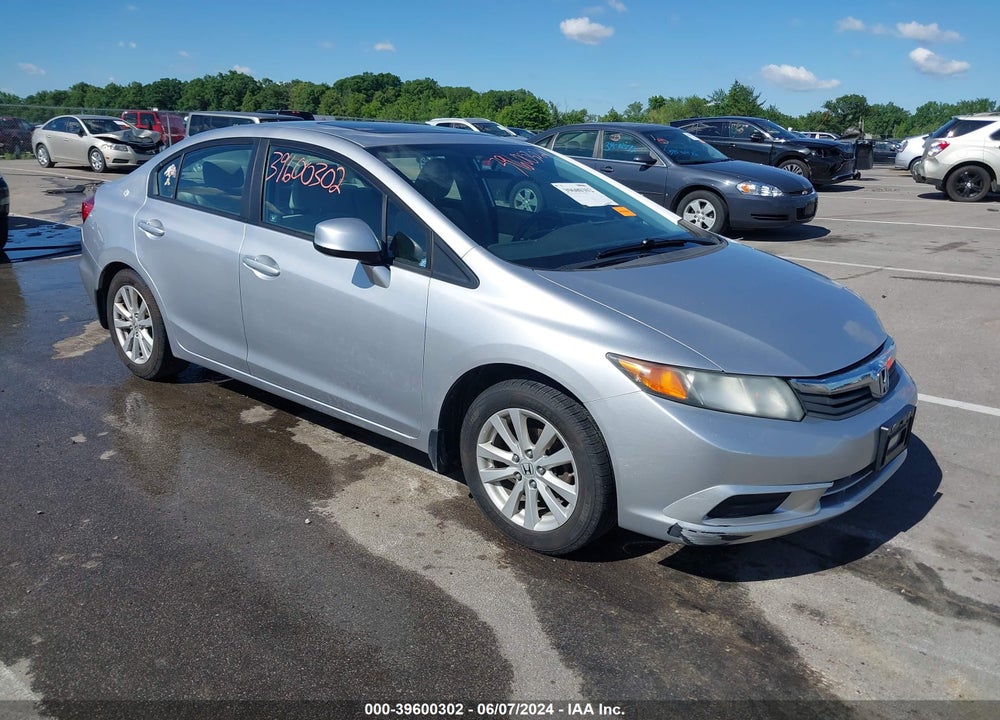 2012 HONDA CIVIC EX VIN: 19XFB2F80CE036019