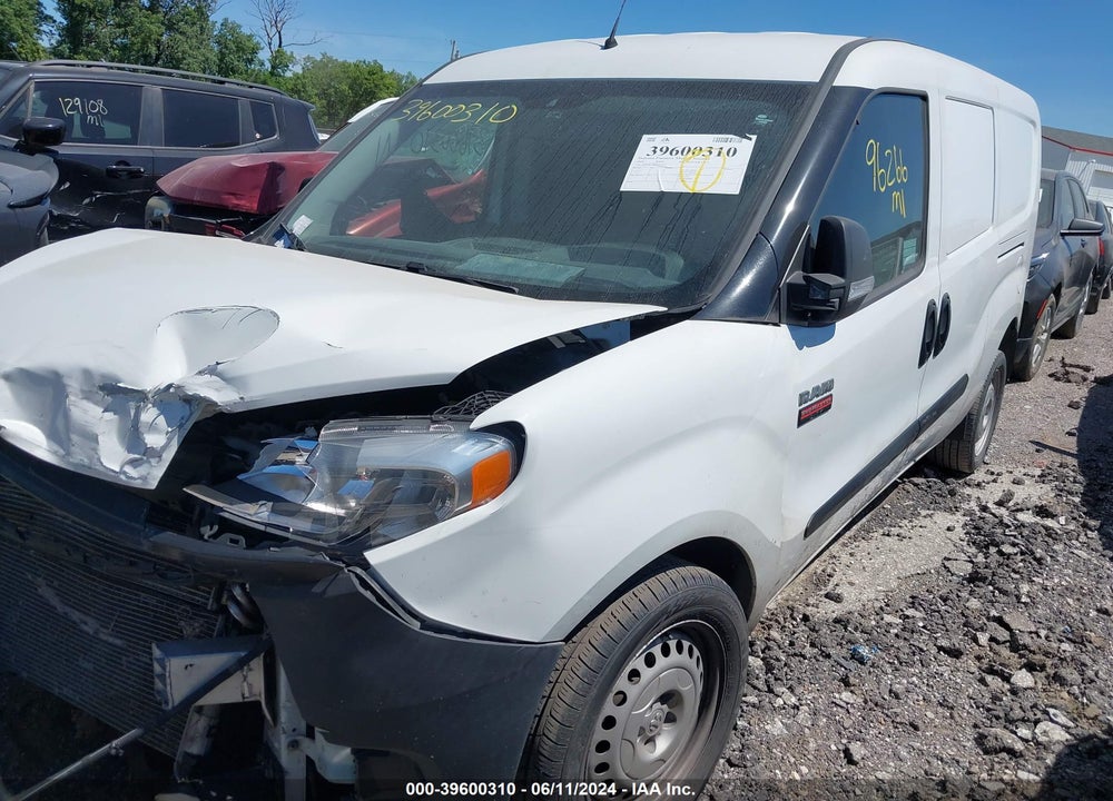2020 RAM PROMASTER CITY TRADESMAN VIN: ZFBHRFAB9L6S38073