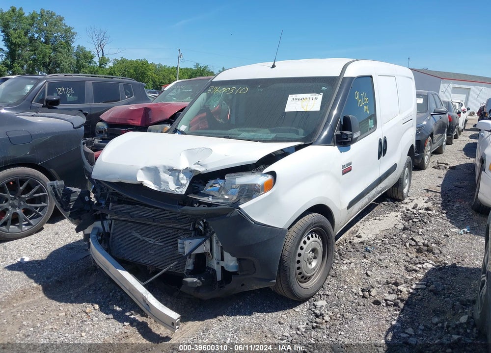 2020 RAM PROMASTER CITY TRADESMAN VIN: ZFBHRFAB9L6S38073