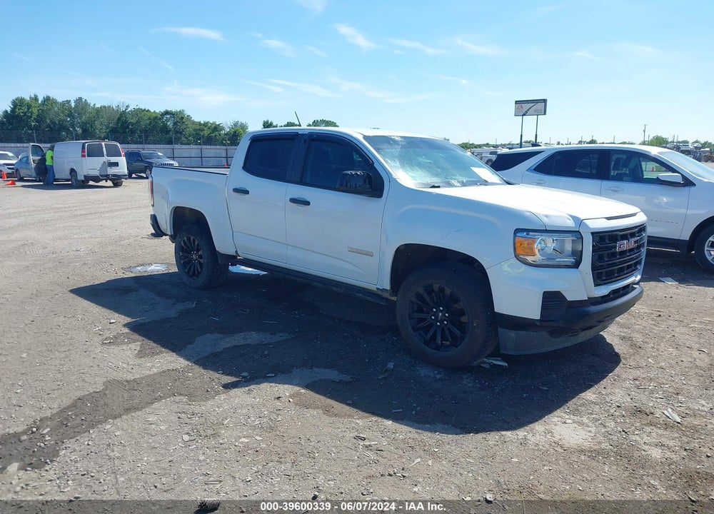 2021 GMC CANYON 2WD SHORT BOX ELEVATION STANDARD VIN: 1GTG5BEN6M1118974