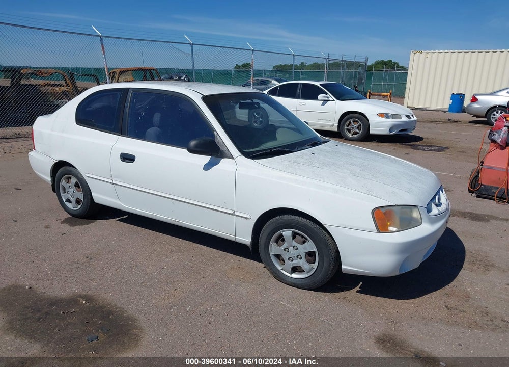2001 HYUNDAI ACCENT VIN: KMHCG35CX1U154797