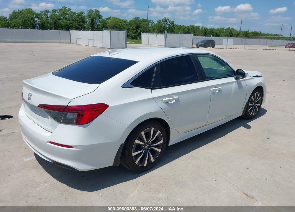 2022 HONDA CIVIC EX VIN: 2HGFE1F76NH319610