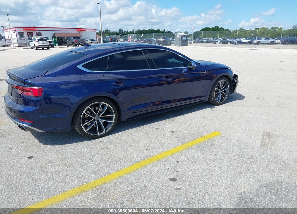 2018 AUDI S5 3.0T PREMIUM PLUS VIN: WAUB4CF5XJA096875