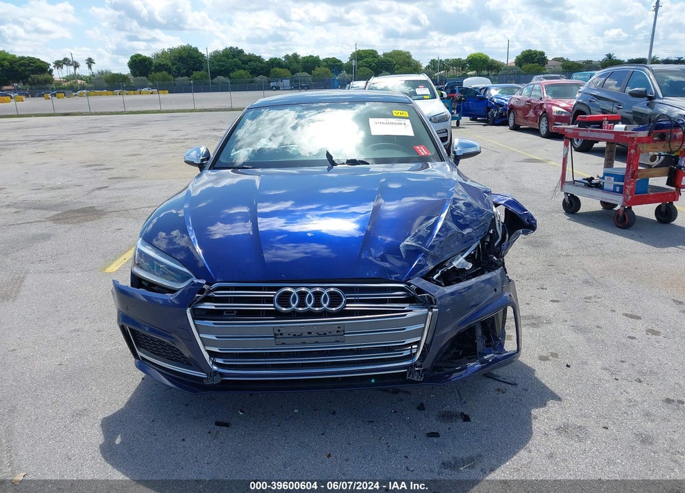 2018 AUDI S5 3.0T PREMIUM PLUS VIN: WAUB4CF5XJA096875