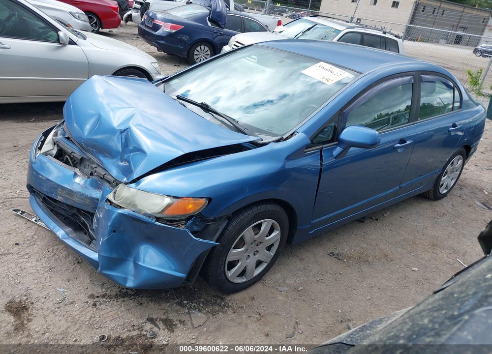 2008 HONDA CIVIC LX VIN: 1HGFA16538L006788