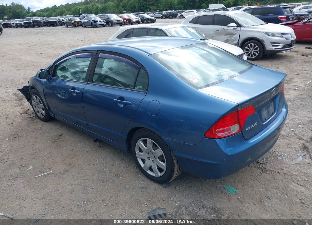 2008 HONDA CIVIC LX VIN: 1HGFA16538L006788