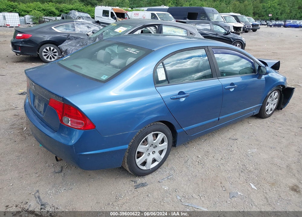 2008 HONDA CIVIC LX VIN: 1HGFA16538L006788