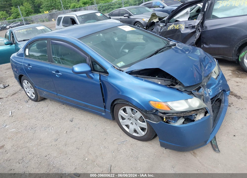 2008 HONDA CIVIC LX VIN: 1HGFA16538L006788