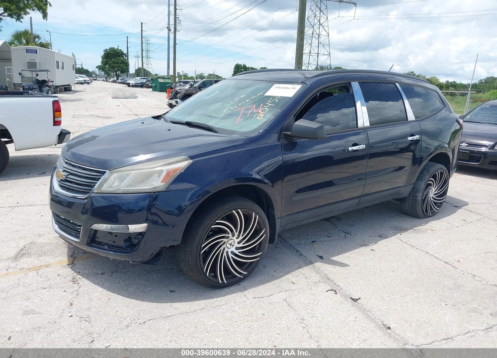2015 CHEVROLET TRAVERSE LS VIN: 1GNKRFED1FJ204524