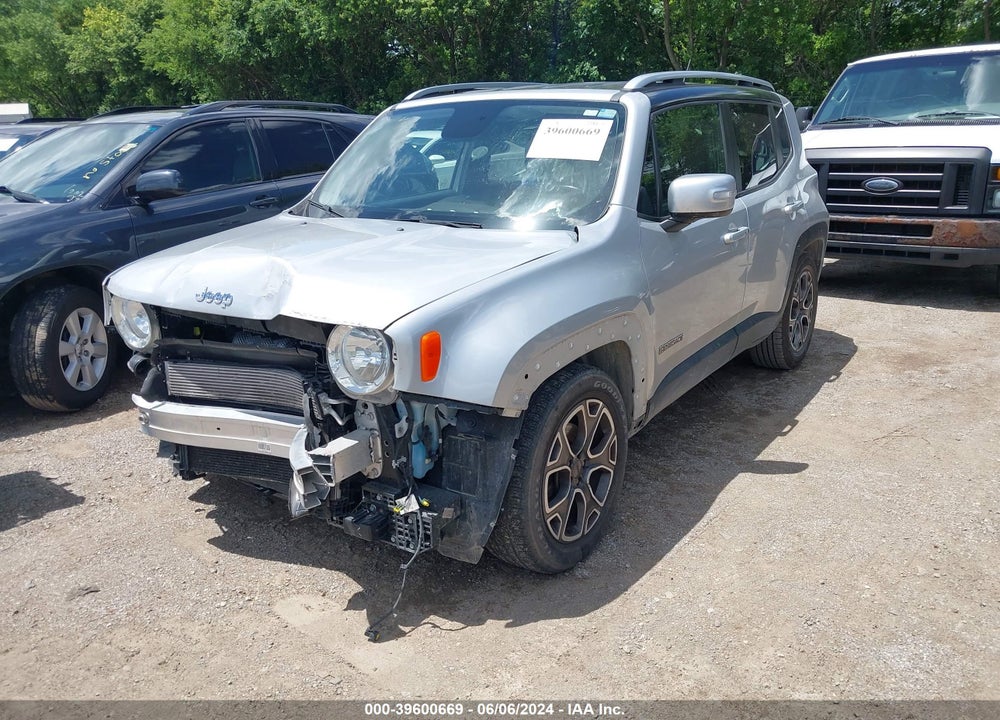 2016 JEEP RENEGADE LIMITED VIN: ZACCJADT4GPC66193