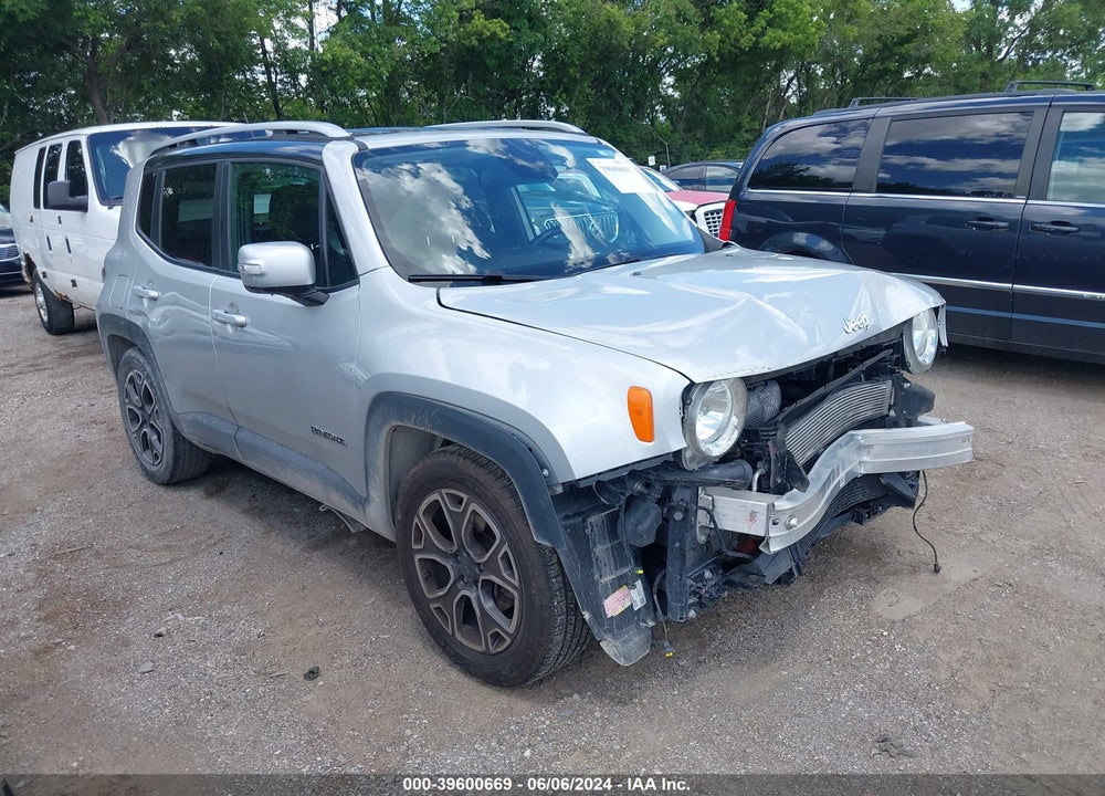 2016 JEEP RENEGADE LIMITED VIN: ZACCJADT4GPC66193