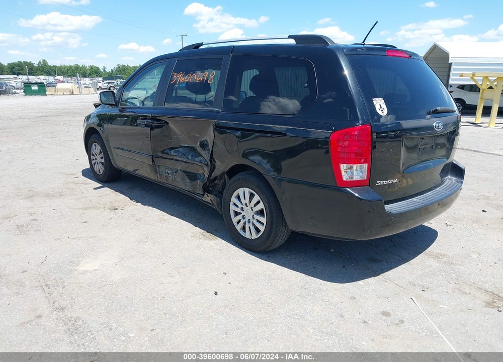 2012 KIA SEDONA LX VIN: KNDMG4C70C6477803