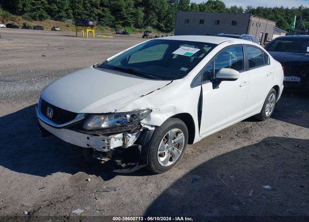 2014 HONDA CIVIC LX VIN: 2HGFB2F57EH513995