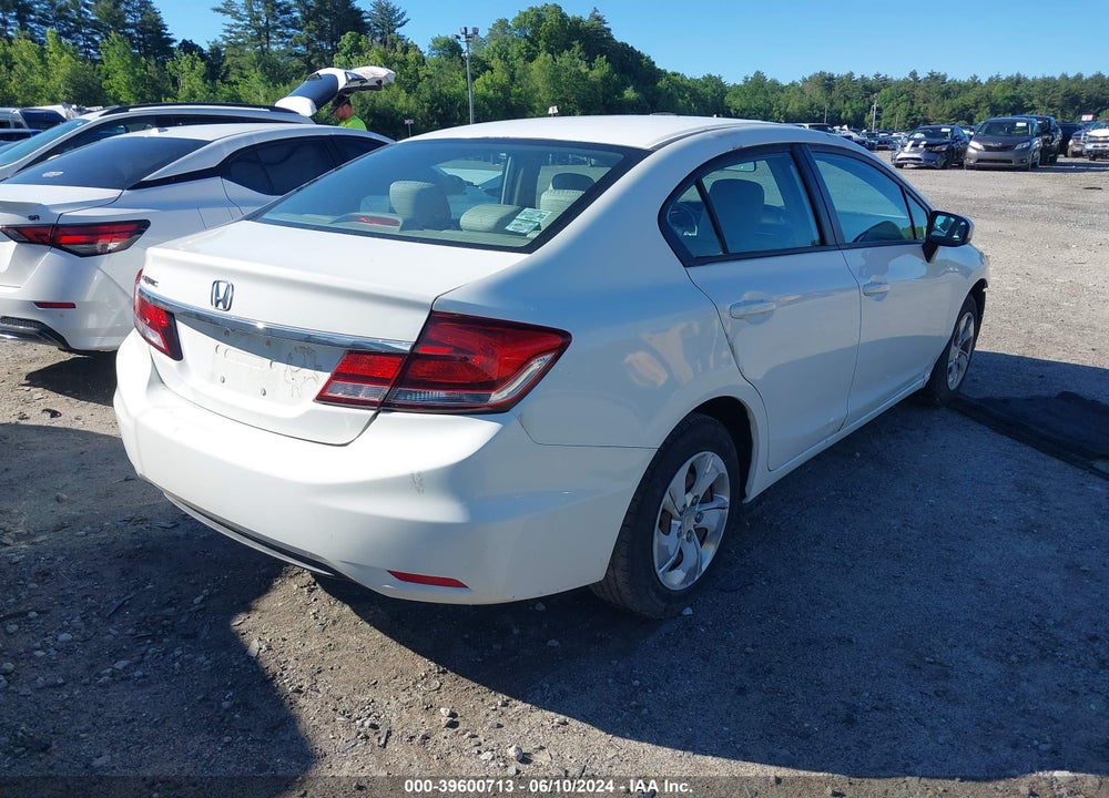 2014 HONDA CIVIC LX VIN: 2HGFB2F57EH513995