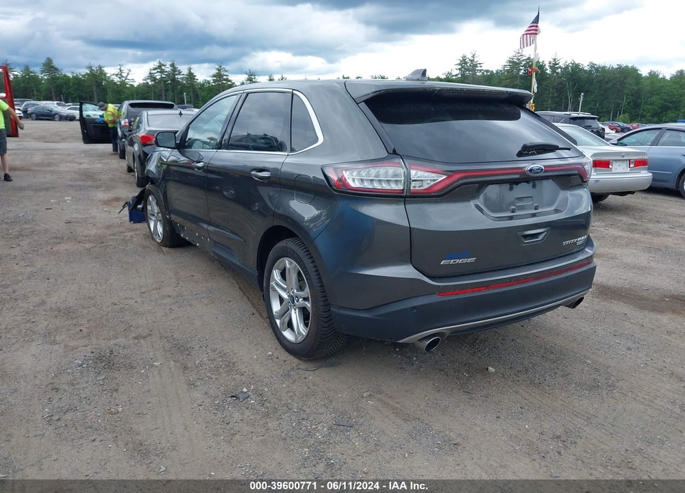 2018 FORD EDGE TITANIUM VIN: 2FMPK4K97JBC09016