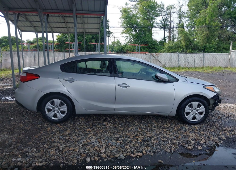 2016 KIA FORTE LX VIN: KNAFK4A63G5569210
