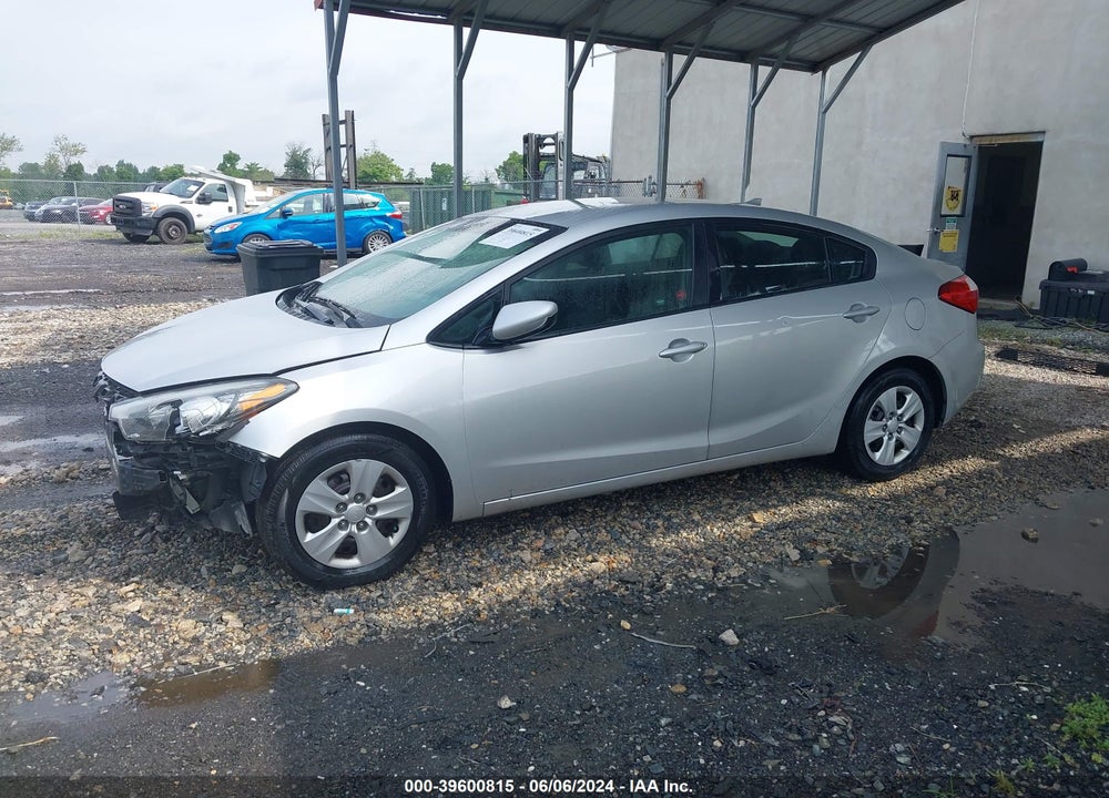 2016 KIA FORTE LX VIN: KNAFK4A63G5569210