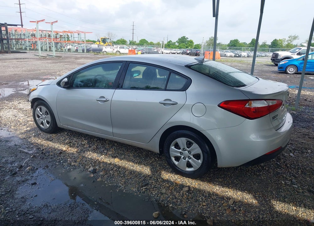 2016 KIA FORTE LX VIN: KNAFK4A63G5569210