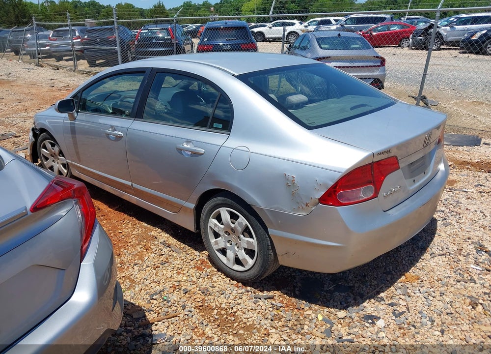 2007 HONDA CIVIC LX VIN: 1HGFA16547L027972