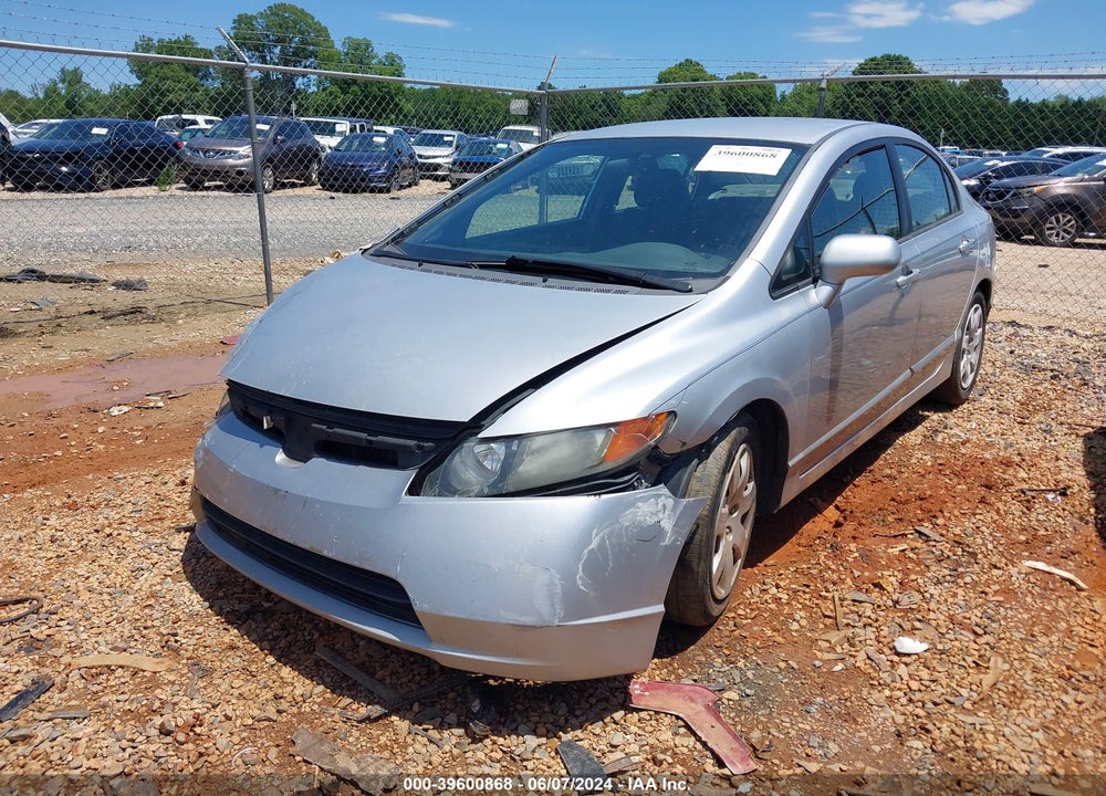 2007 HONDA CIVIC LX VIN: 1HGFA16547L027972