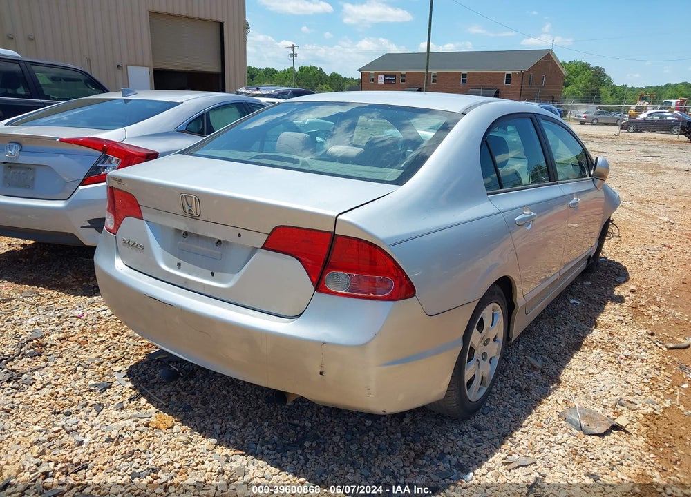 2007 HONDA CIVIC LX VIN: 1HGFA16547L027972