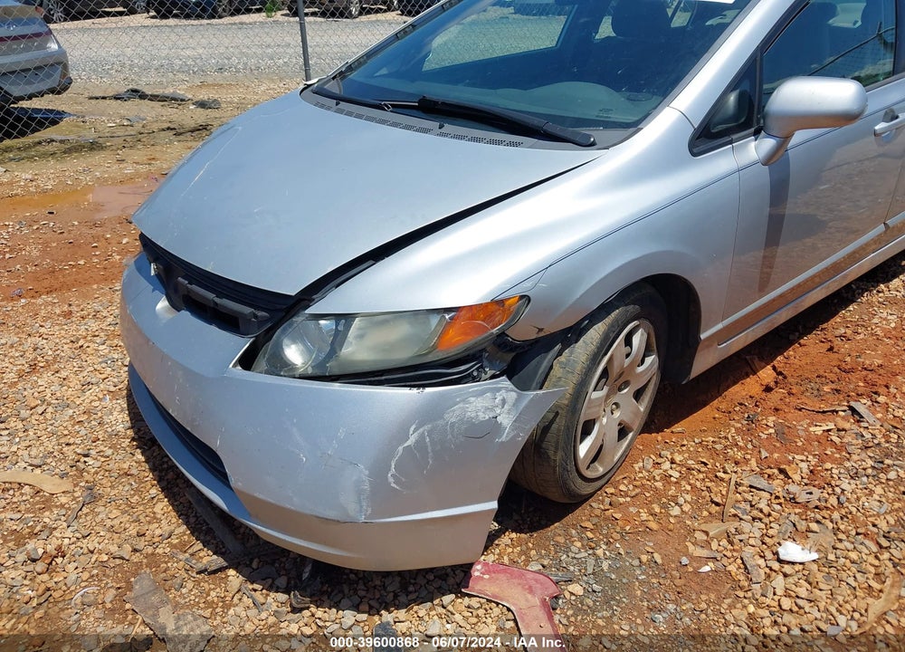 2007 HONDA CIVIC LX VIN: 1HGFA16547L027972