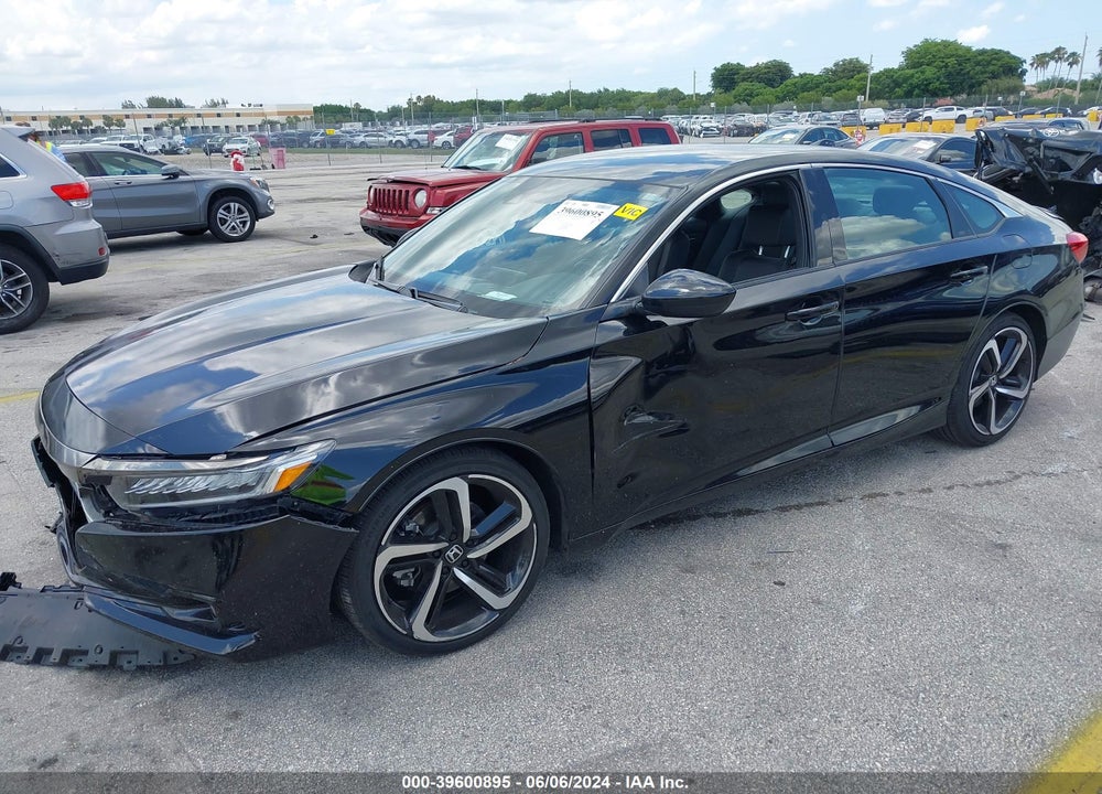 2022 HONDA ACCORD SPORT VIN: 1HGCV1F39NA051151