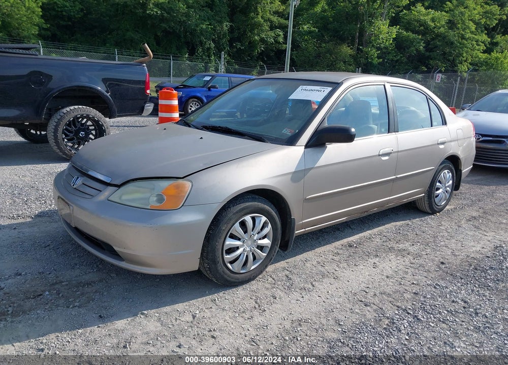 2002 HONDA CIVIC LX VIN: 2HGES16552H603678