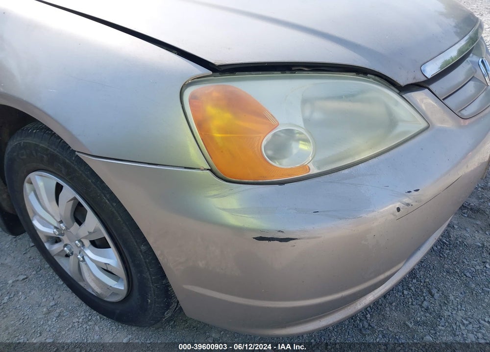 2002 HONDA CIVIC LX VIN: 2HGES16552H603678
