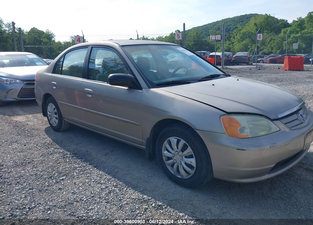 2002 HONDA CIVIC LX VIN: 2HGES16552H603678