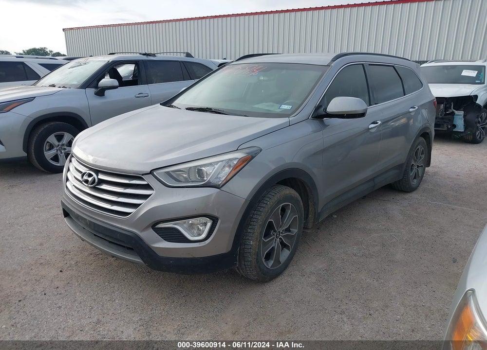 2014 HYUNDAI SANTA FE GLS VIN: KM8SM4HF0EU036358