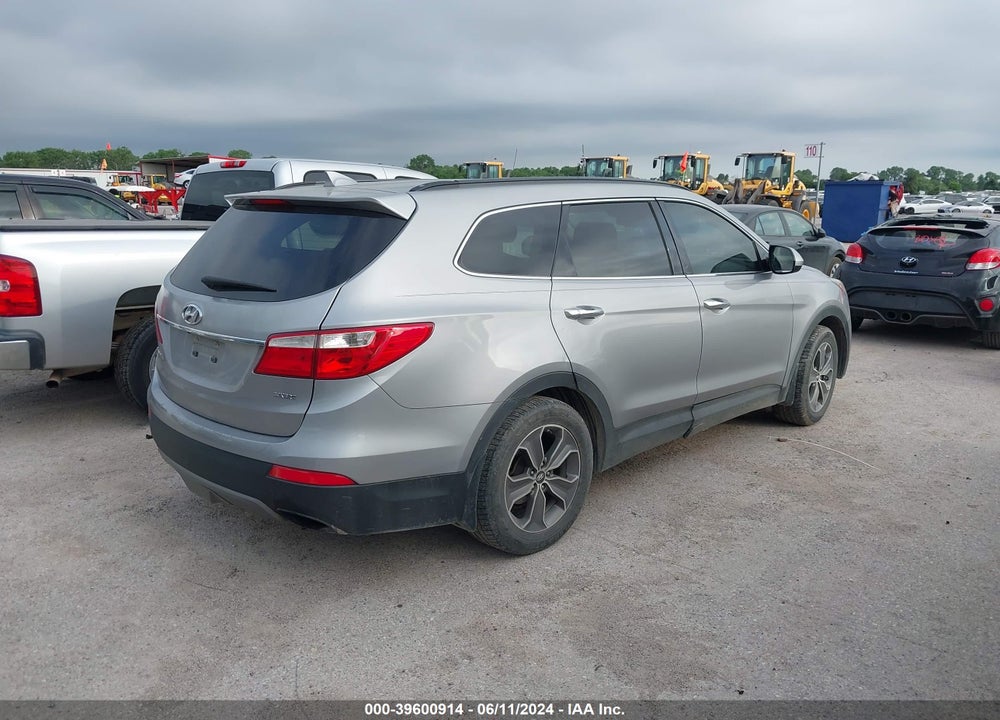 2014 HYUNDAI SANTA FE GLS VIN: KM8SM4HF0EU036358