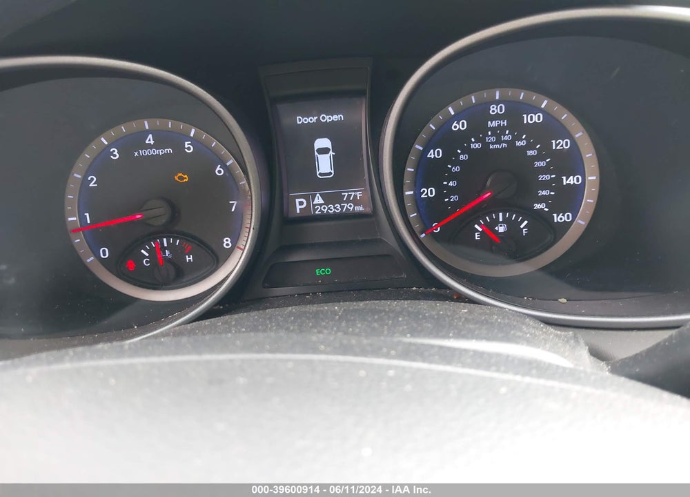 2014 HYUNDAI SANTA FE GLS VIN: KM8SM4HF0EU036358