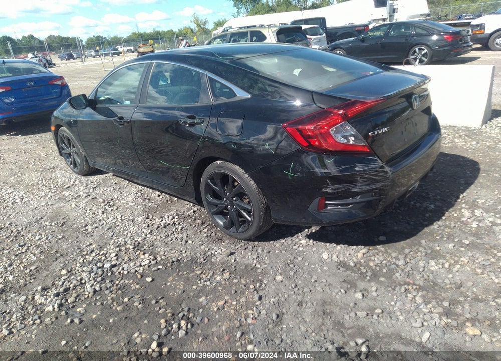 2020 HONDA CIVIC SPORT VIN: 2HGFC2F85LH546093