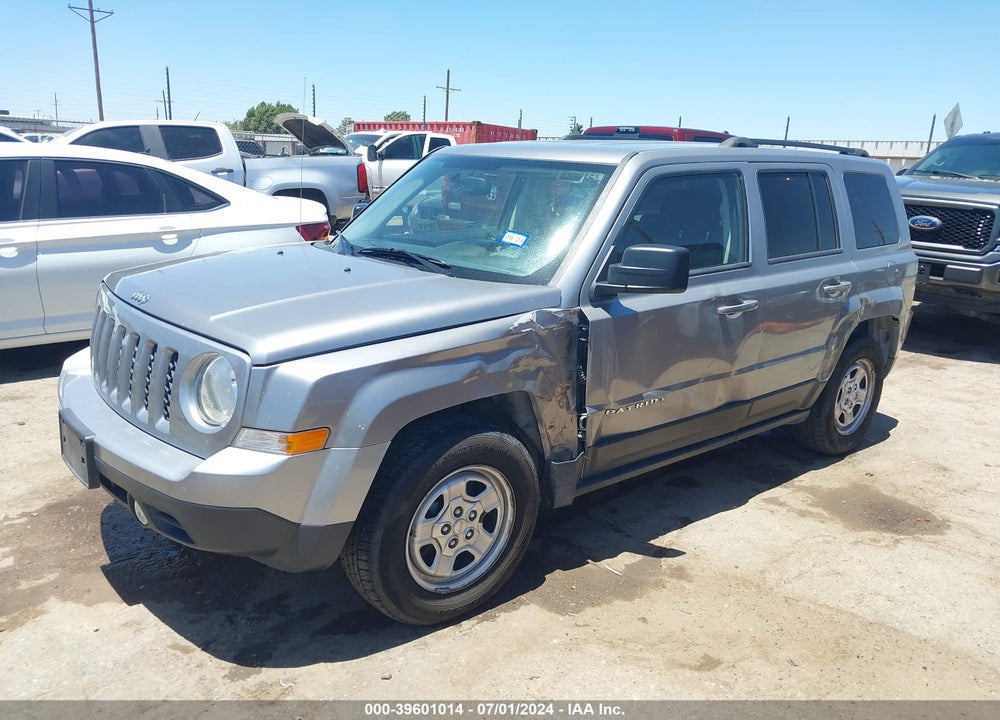 2016 JEEP PATRIOT SPORT VIN: 1C4NJPBB2GD813028