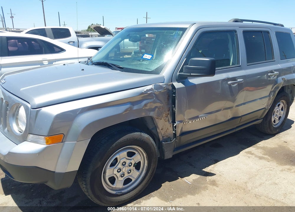 2016 JEEP PATRIOT SPORT VIN: 1C4NJPBB2GD813028
