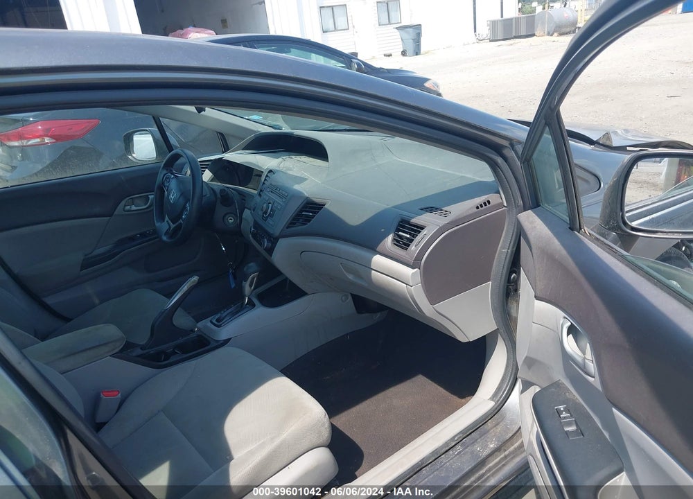 2012 HONDA CIVIC LX VIN: 19XFB2F54CE066324