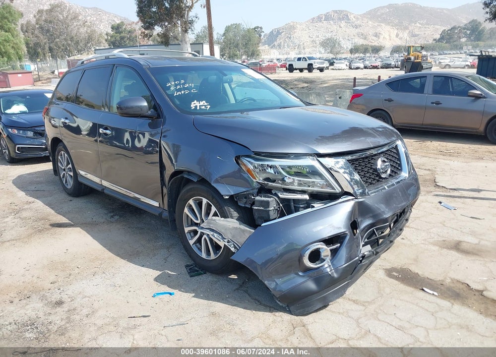 2014 NISSAN PATHFINDER SL VIN: 5N1AR2MN5EC663528