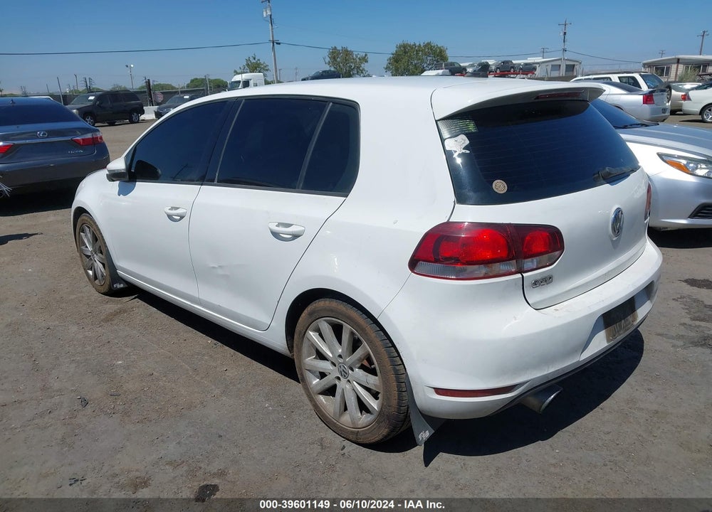 2011 VOLKSWAGEN GOLF TDI 4-DOOR VIN: WVWDM7AJ7BW055020