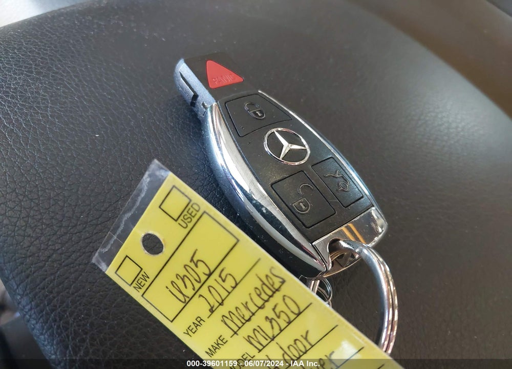 2015 MERCEDES-BENZ ML 350 4MATIC VIN: 4JGDA5HBXFA588831