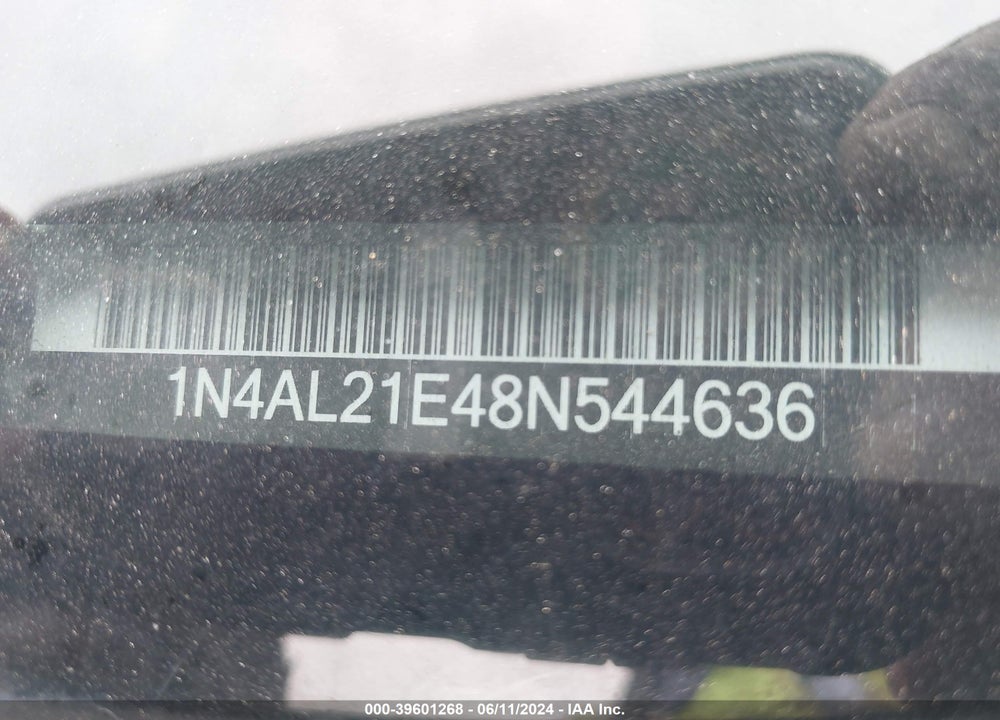 2008 NISSAN ALTIMA 2.5 S VIN: 1N4AL21E48N544636