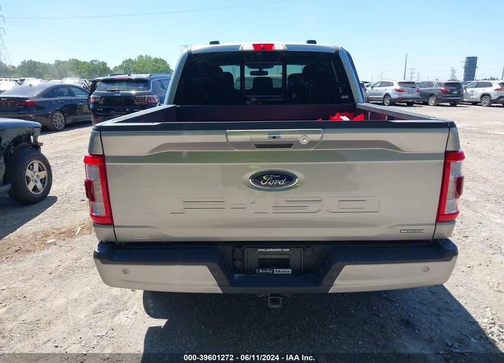 2022 FORD F-150 LARIAT VIN: 1FTFW1E88NKD36343