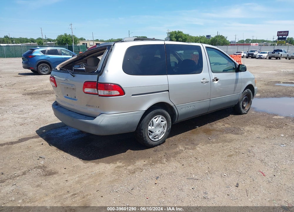 2001 TOYOTA SIENNA VIN: 4T3ZF13C61U351218