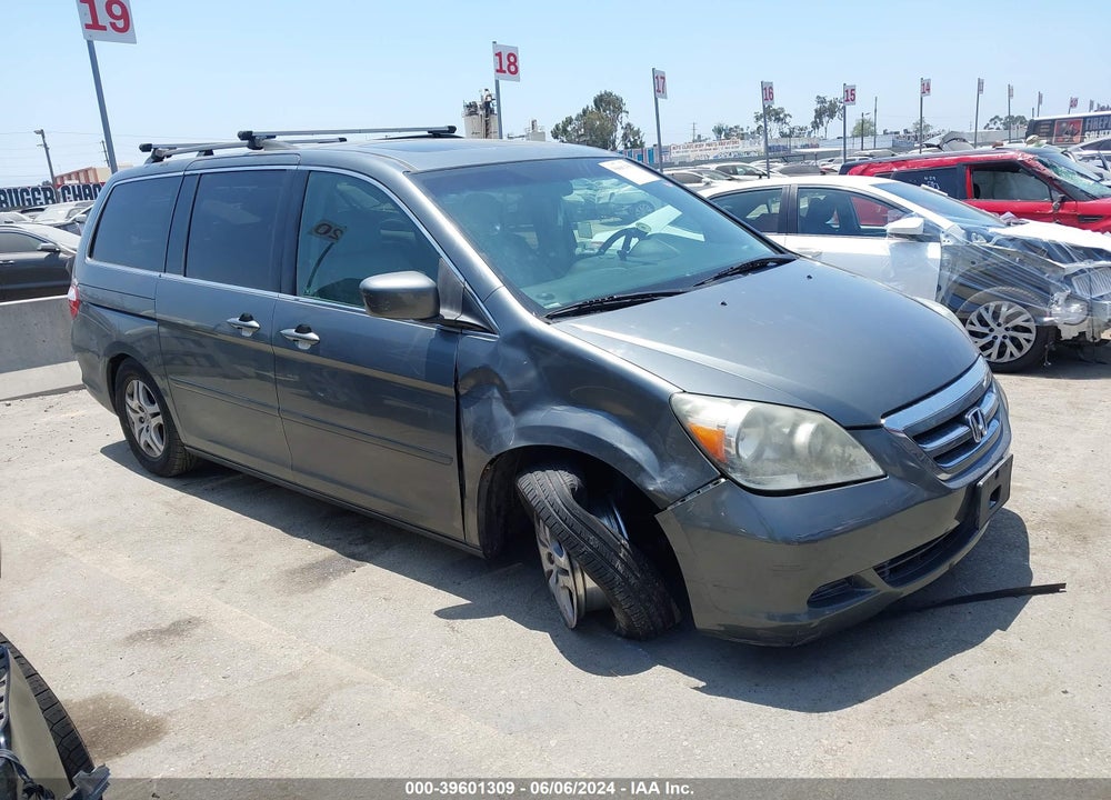 2007 HONDA ODYSSEY EX-L VIN: 5FNRL386X7B448749