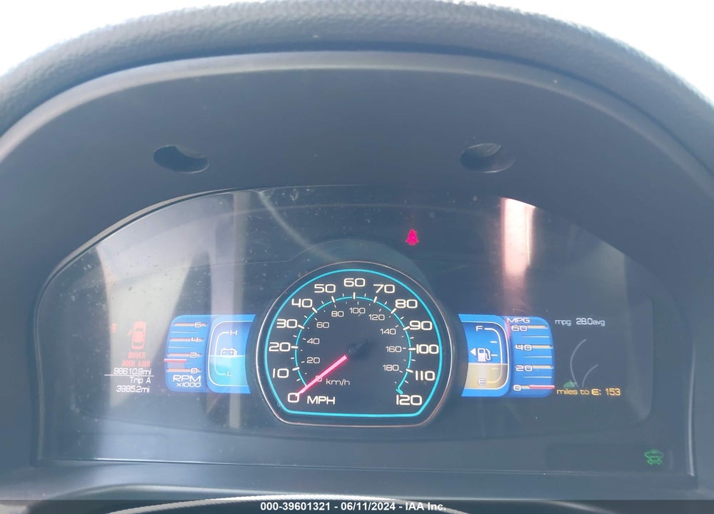 2012 FORD FUSION HYBRID VIN: 3FADP0L31CR181560